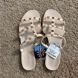 Olivia Miller Studded Sandals